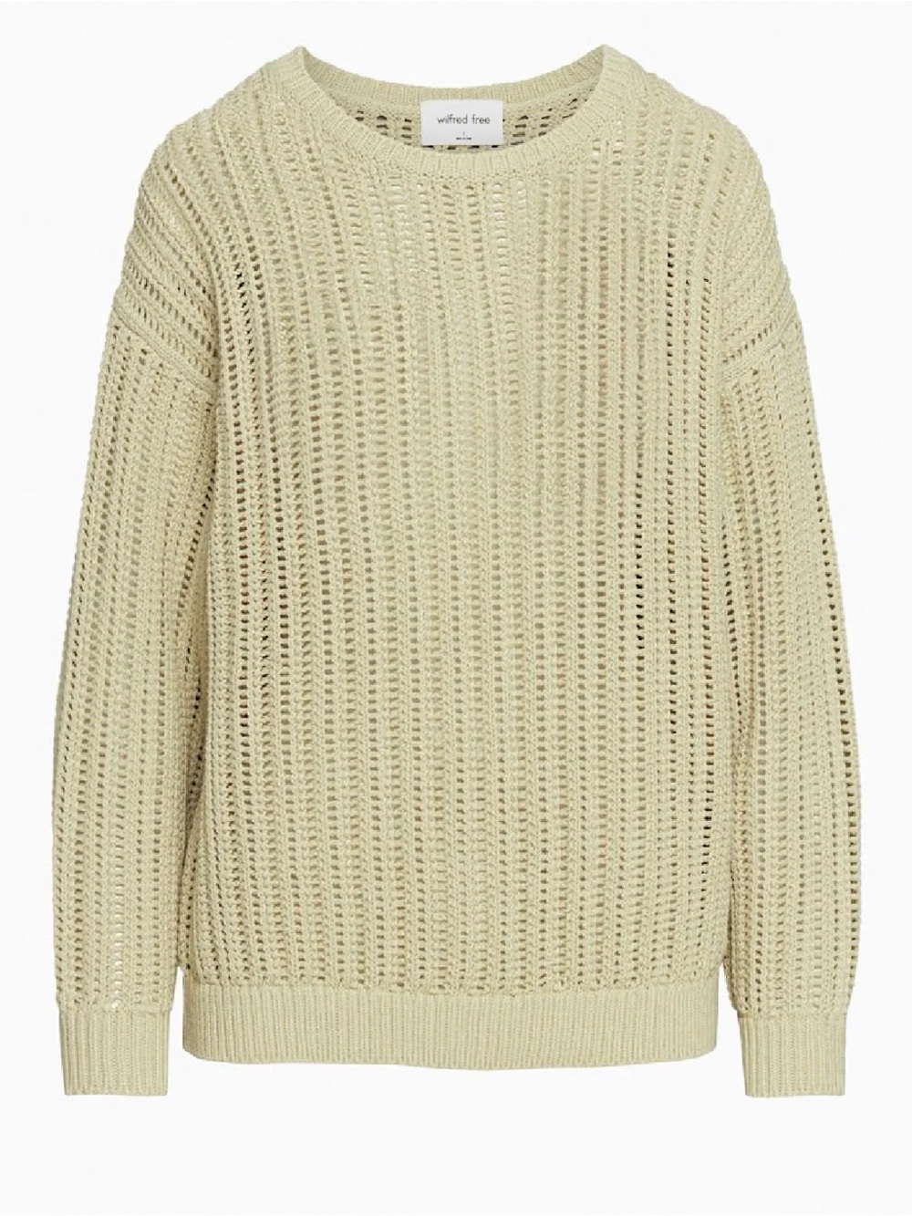 Aritzia Wilfred Afterglow Sweater in Mullein size L